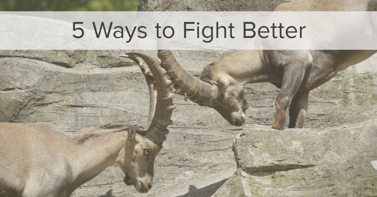 5 Ways to Fight Better